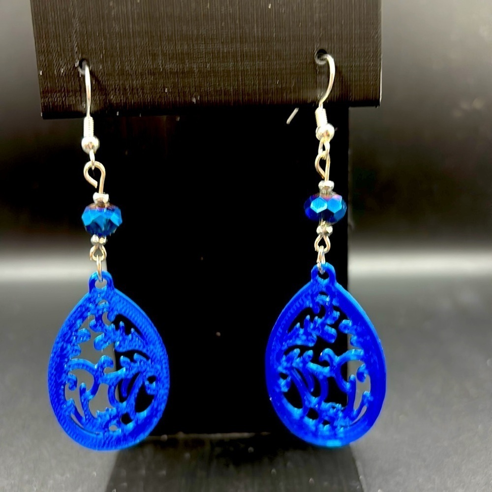 Teardrop Earrings - Picture 3 of 6